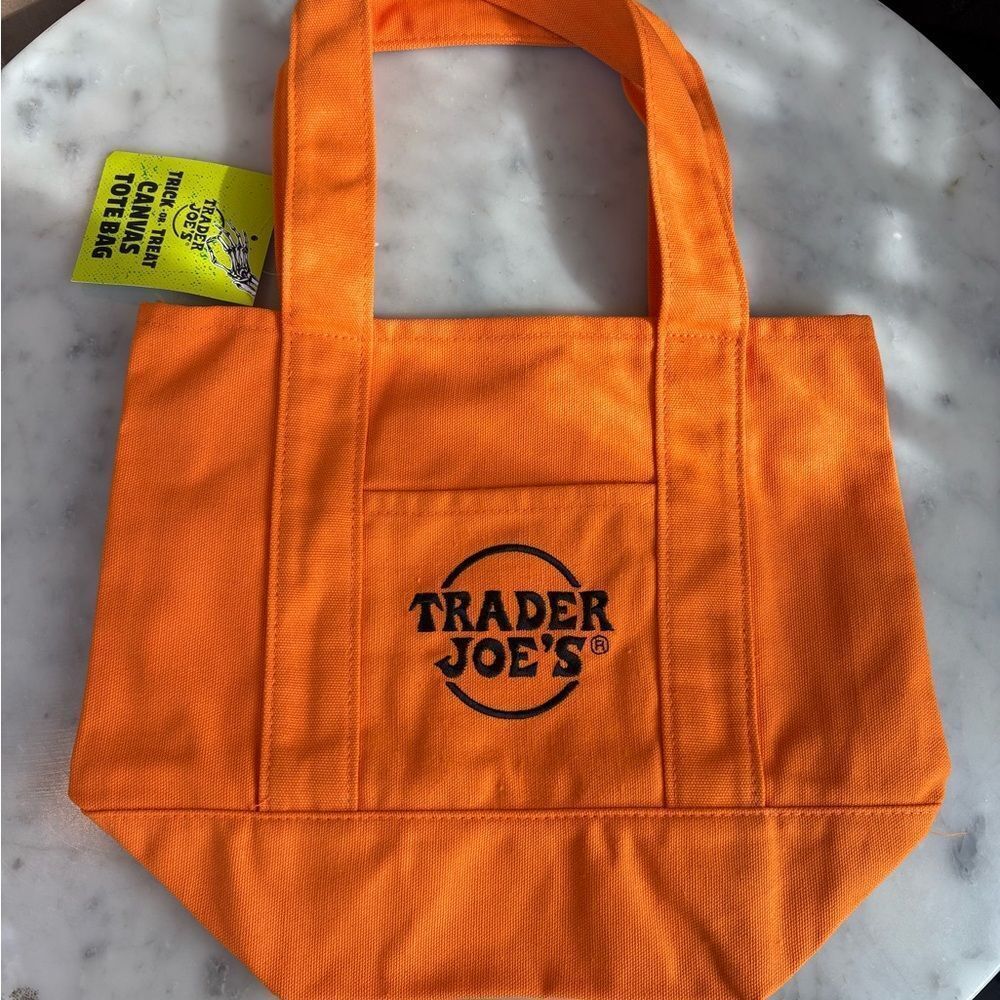 Trader Joe's Orange Tote Bag